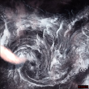 Whirlpool In Air, Landsat 7 Satellite Photo