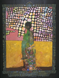 Priestess, by Steve Banks, mixed media