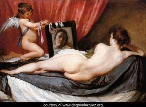 "A Venus at Her Mirror" by Diego Velazquez