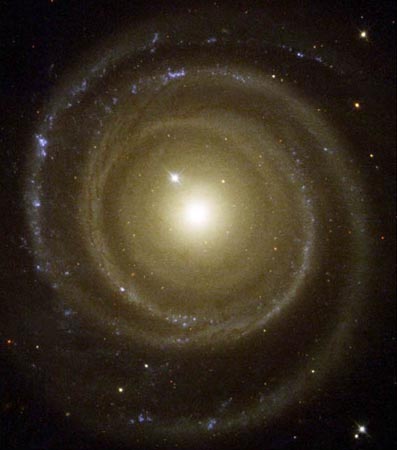 Hubble Image, Oddball Galaxy