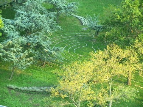 The Battery Conservancy created the Battery Labyrinth to commemorate the one year anniversary of the World Trade Center tragedy. It offers the public a way to reflect, honor and heal. It is a walking path outlined with 1148 granite blocks that forms seven circular rings. It runs approximately 358 feet to the center core and then 358 out again to the entrance.The Labyrinth for Contemplation at Battery Park was chosen by the NY Times columnist "The Frugal Traveler" as one of the "Five Hidden Gems of New York City" earlier this year.