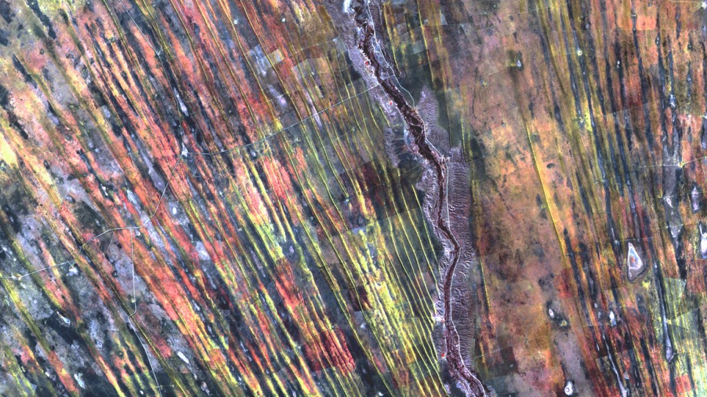 Since the 1970s, a series of Landsat satellites operated by NASA and the U.S. Geological Survey have taken images of Earth from space. The ongoing record gives scientists the ability to monitor land-based changes and see the impact of natural events and soaring human populations around the world. But in addition to their practical applications, many of the images are simply stunning to look at. By combining different wavelengths of light—some invisible to the human eye—ordinary views of clouds, mountains or rivers are transformed into museum-quality works of art.